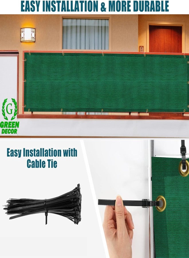 GREEN DECOR HDPE Fabric Self Fold Baby Kids Safety Net Protector for Balcony & Staircase Railing Guard,Balcony Stairway Net Baby Safety Products for Indoor&Outdoor(Green Black Color, 0.90X4 MTR) - Image 4