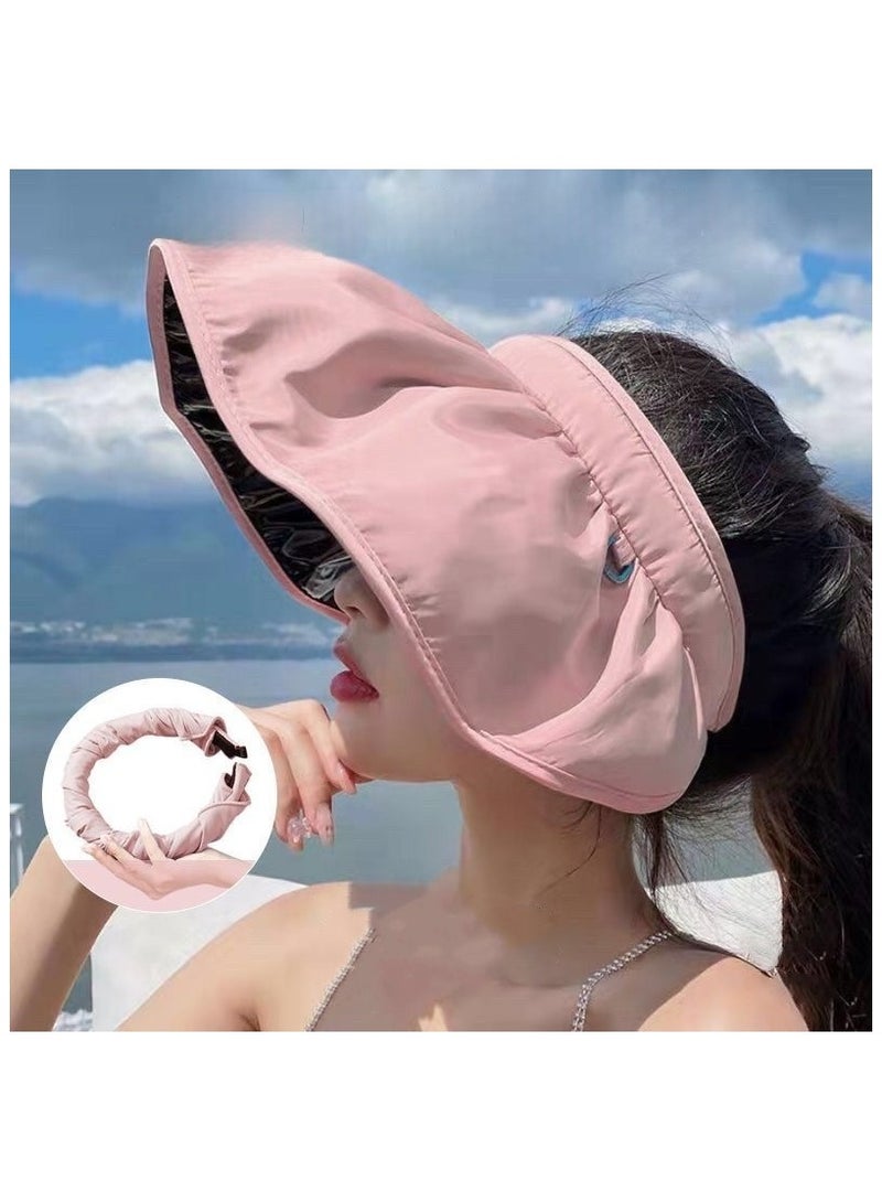 Anna Outdoor Cycling UV Protection Wide Brim Hat with Headband - Versatile Sunshade, Breathable Sports Hair Accessory - Image 2