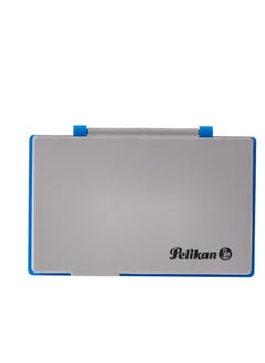Pelikan Pelikan Plastic Case Stamp Pad, Blue, 11 cm Length x 7 cm Width  - Image 1