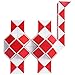 Mipartebo Magic Snake Cube Twist Puzzle 72 Wedges Large Size Twist Fidget Snake Toys Gift Party Favors for Kids Adults Teens Red - Image 2