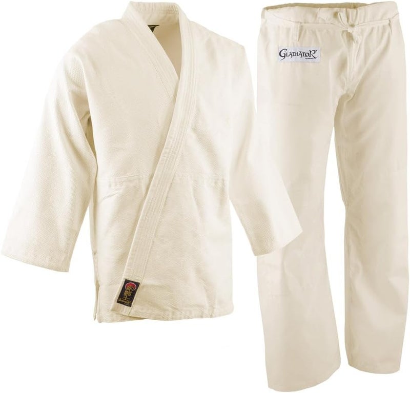 Gladiator Judo Gi/Uniform - Natural White - Size 00
