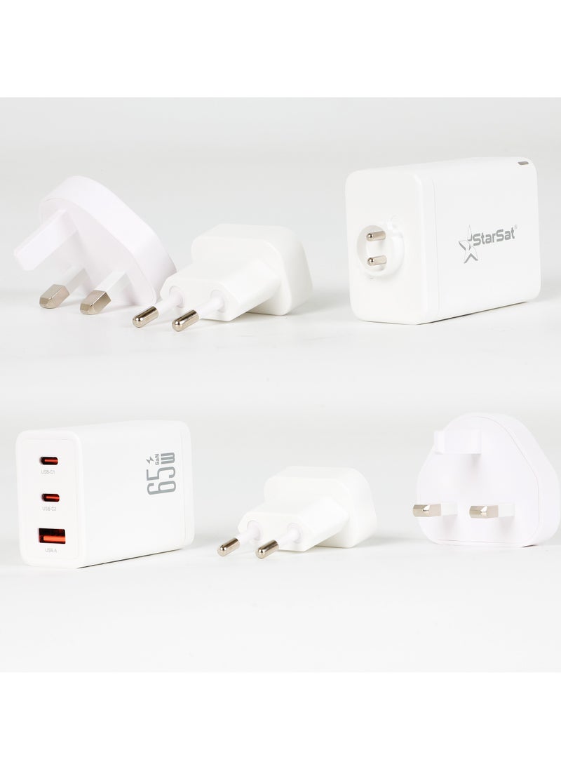 StarSat Fast Charger High-Power, Multi-Output Charging Solution for Smartphones, Tablets, and More - Efficient, Versatile, and Travel-Friendly Design with Fast Charging Technology  - Image 4