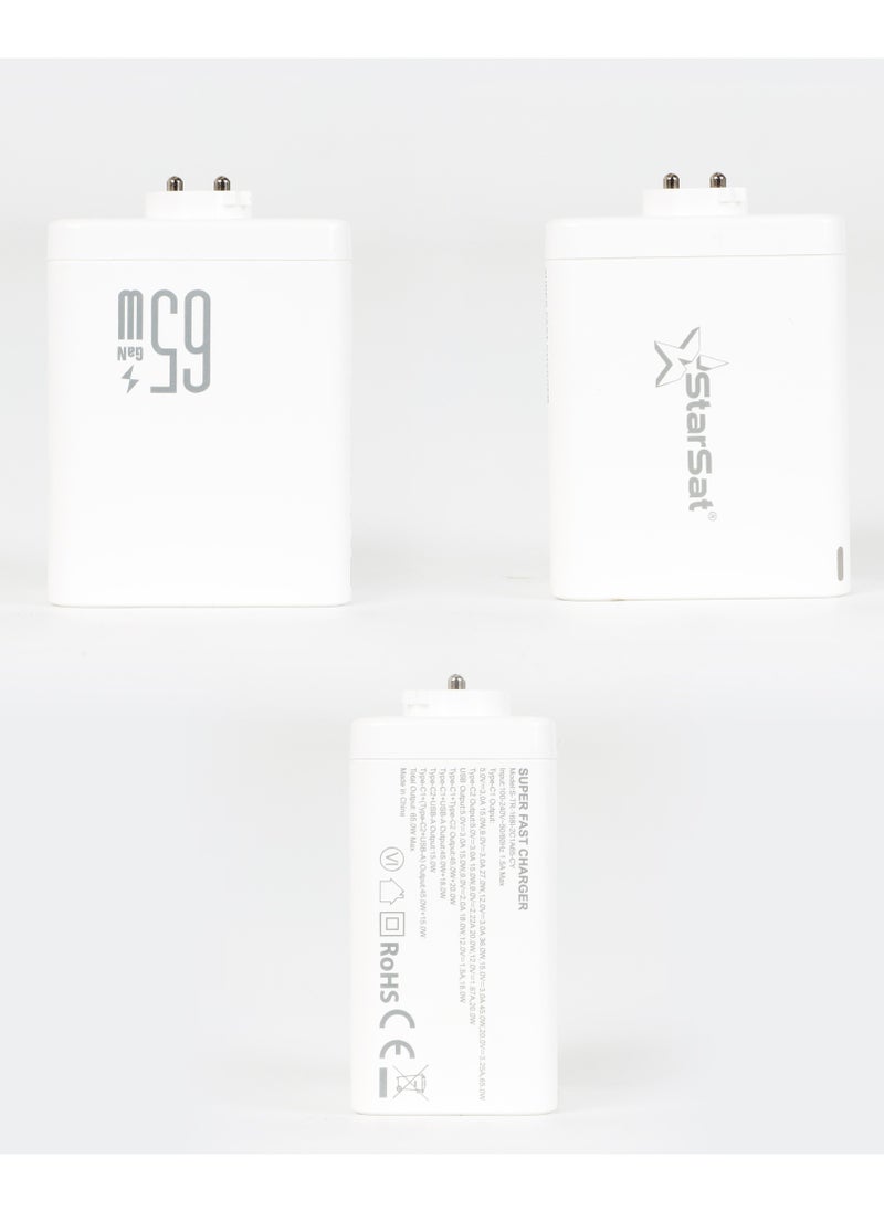 StarSat Fast Charger High-Power, Multi-Output Charging Solution for Smartphones, Tablets, and More - Efficient, Versatile, and Travel-Friendly Design with Fast Charging Technology  - Image 3