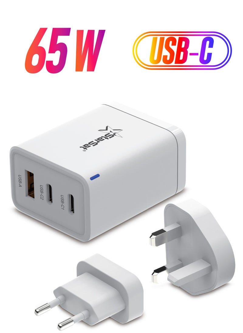 StarSat Fast Charger High-Power, Multi-Output Charging Solution for Smartphones, Tablets, and More - Efficient, Versatile, and Travel-Friendly Design with Fast Charging Technology  - Image 1