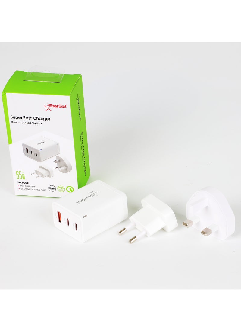 StarSat - Fast Charger High-Power, Multi-Output Charging Solution for Smartphones, Tablets, and More - Efficient, Versatile, and Travel-Friendly Design with Fast Charging Technology - Image 1