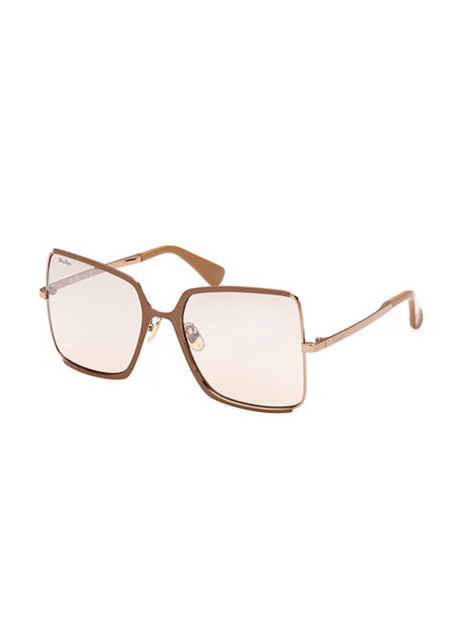 ماكس مارا نظارة شمسية  عصرية بإطار مربع للنساء - بونز - Image 1
