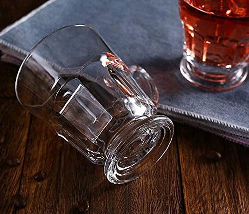 MARTVIA Crystal Clear Toughened Glass Tea Cup with Convenient Solid Handle Cups Espresso Mug Set for Tea Coffee HotCold Drinks Tengal 160 ML 6 - Image 4