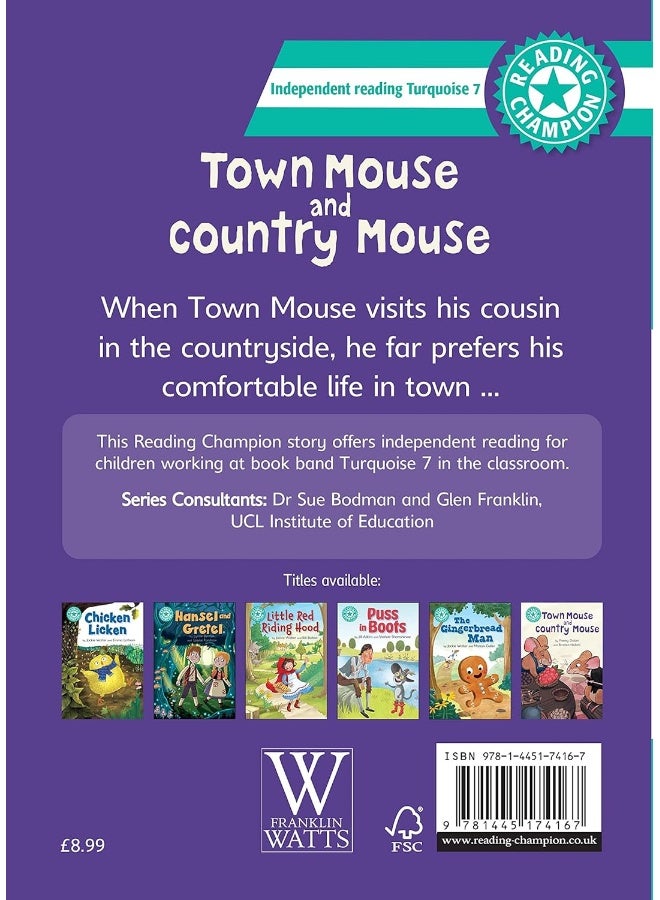 Reading Champion: Town Mouse and Country Mouse: Independent Reading Turquoise 7 - Image 2
