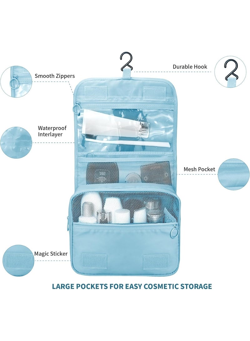Ayshaly Hanging Travel Toiletry Bag for Men & Women - Waterproof Organizer with Hook for Gym, Camping & Business Trips - Image 2
