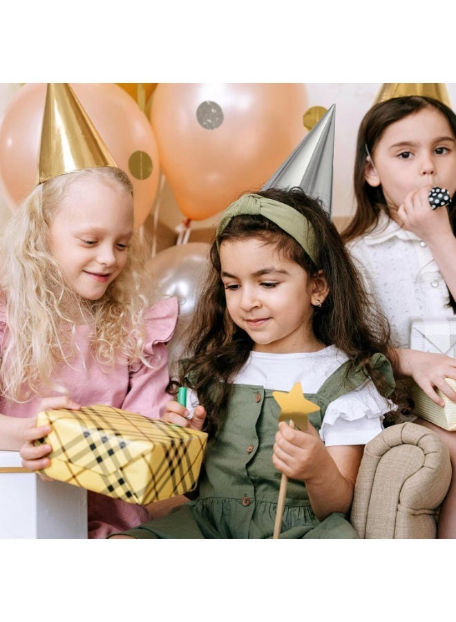 10 Sheets Metallic Gold Cardstock Paper, Foil Paper Glossy Cardstock, for Crafting Scrapbooks Greeting Cards and Invitations, 8.3 x 11.7in, 250 gsm - Image 5