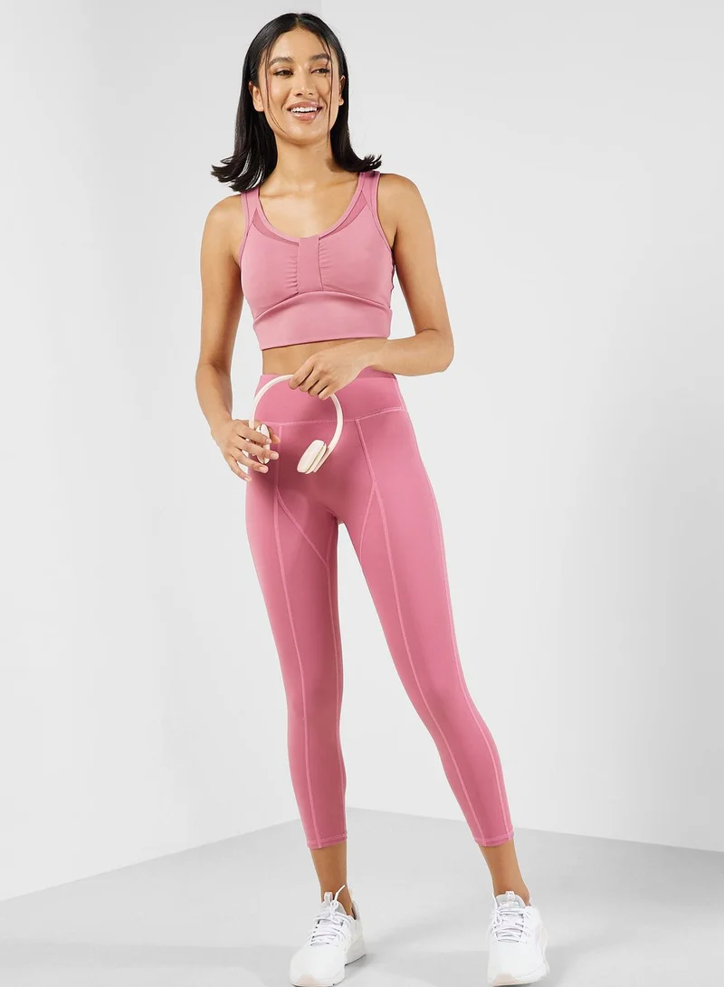 FRWD Racer Back Full Coverage Sports Bra & High Waisted Legging Set