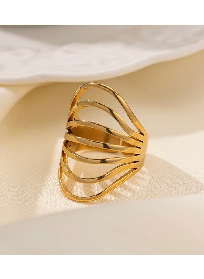 Stainless Steel Golden Free Size Ring - pzsku/ZF271857E2136CD7475E9Z/45/_/1737287710/e94e8c31-f630-49f6-82e0-353568dbbcea