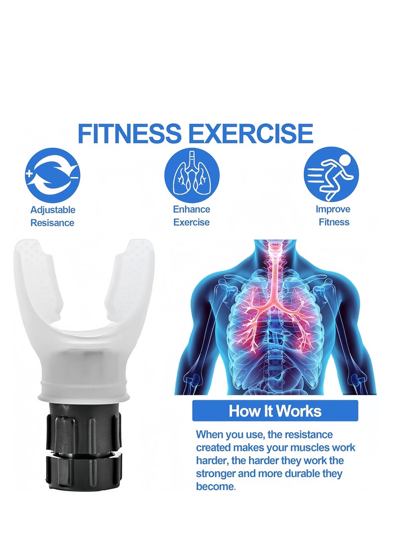 Lung capacity, lung function, bite mouth muscle respirator - Image 2