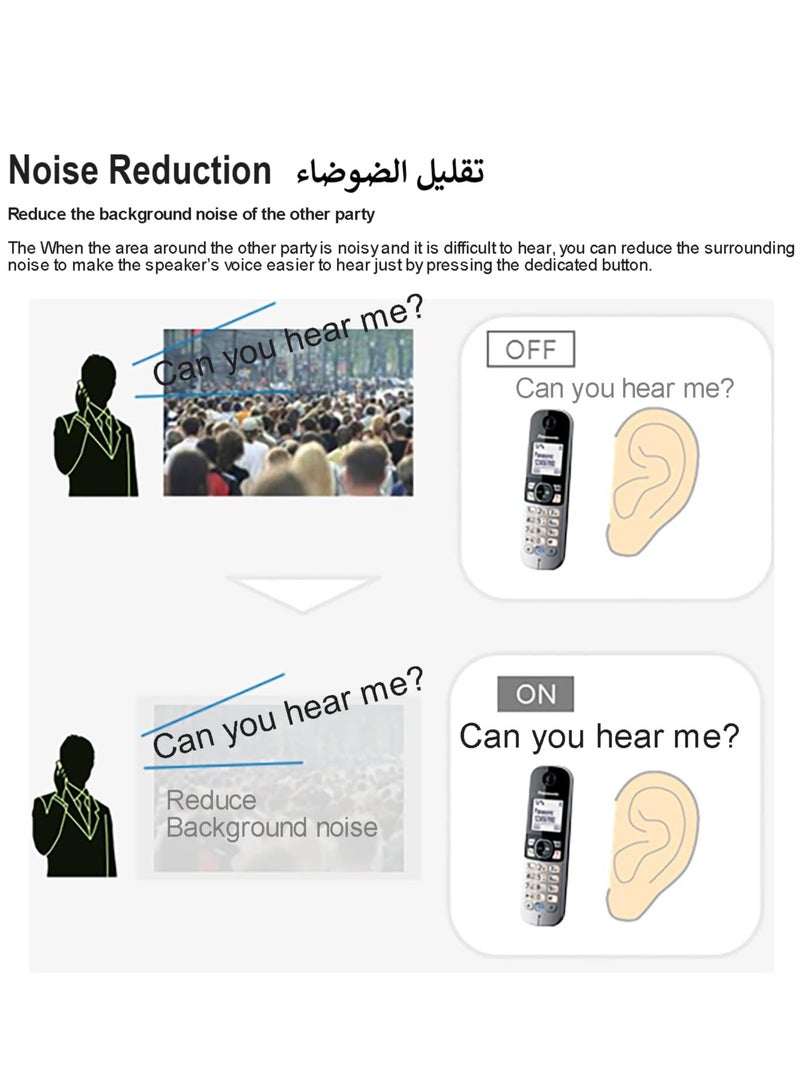 باناسونيك هاتف لاسلكي باناسونيك مع خاصية حظر المكالمات KX-TG6811 - Image 2