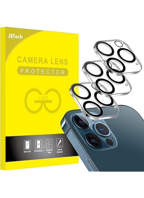Camera Lens Protector for iPhone 12 Pro 6.1-Inch, 9H Tempered Glass, HD Clear, Anti-Scratch, Case Friendly, Does Not Affect Night Shots, 3-Pack