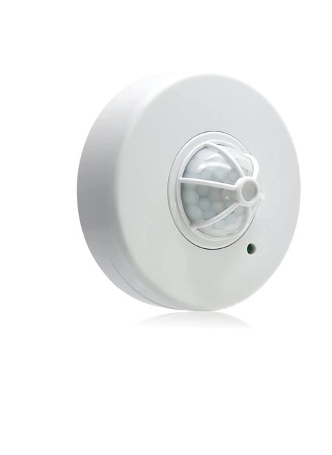 Motion Sensor Switch, AC 220V-240V 360 Degree Indoor IP20 Security PIR Infrared Movement Detector Max 12m 3-2000LUX Energy-Saving Automatic Lighting Switch.