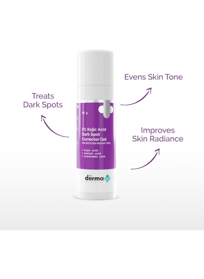 THE derma Co جل تصحيح البقع الداكنة من ديرما كو 3% حمض كوجيك لبشرة خالية من العيوب ومشرقة - 30 جرام - Image 3