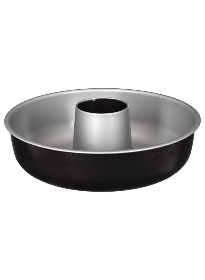 Five Simply Smart Signature Round Non-Stick Metal Savarin Dish Black and Silver 25cm 146471 - Image 1