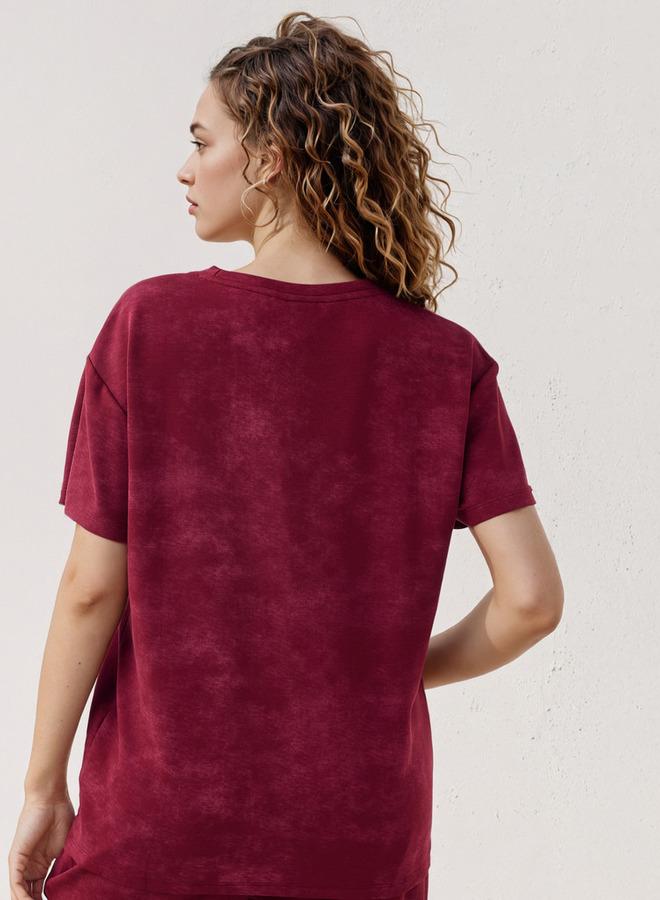 اس بي كاركترز تي شيرت بياقة دائرية مطبوع عليه جامعة هارفارد - Image 3