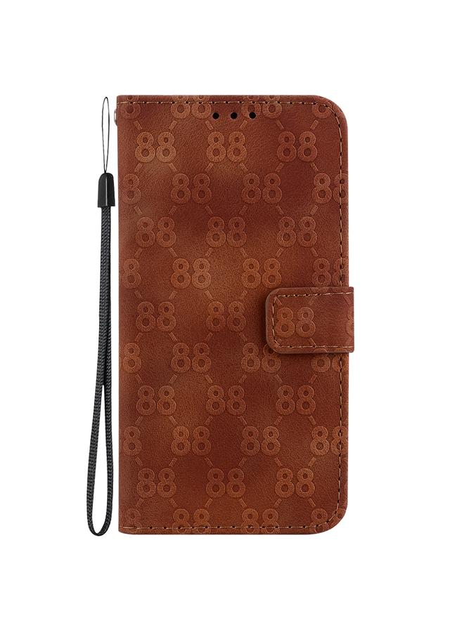 S-TOP Case For iPhone 12 Pro Max Double 8-shaped Embossed Leather Phone Case - Image 2