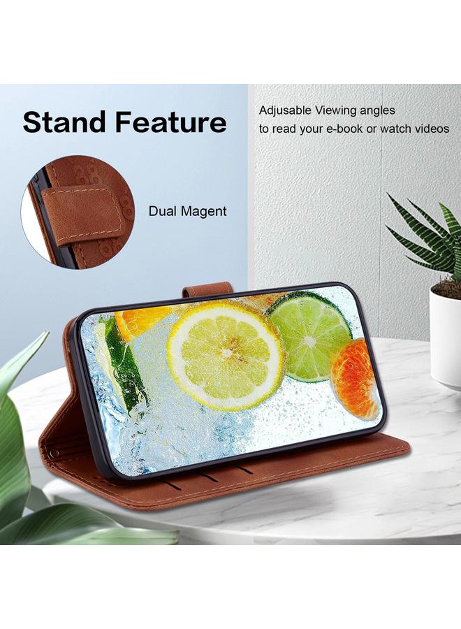 S-TOP Case For iPhone 12 Pro Max Double 8-shaped Embossed Leather Phone Case - Image 5