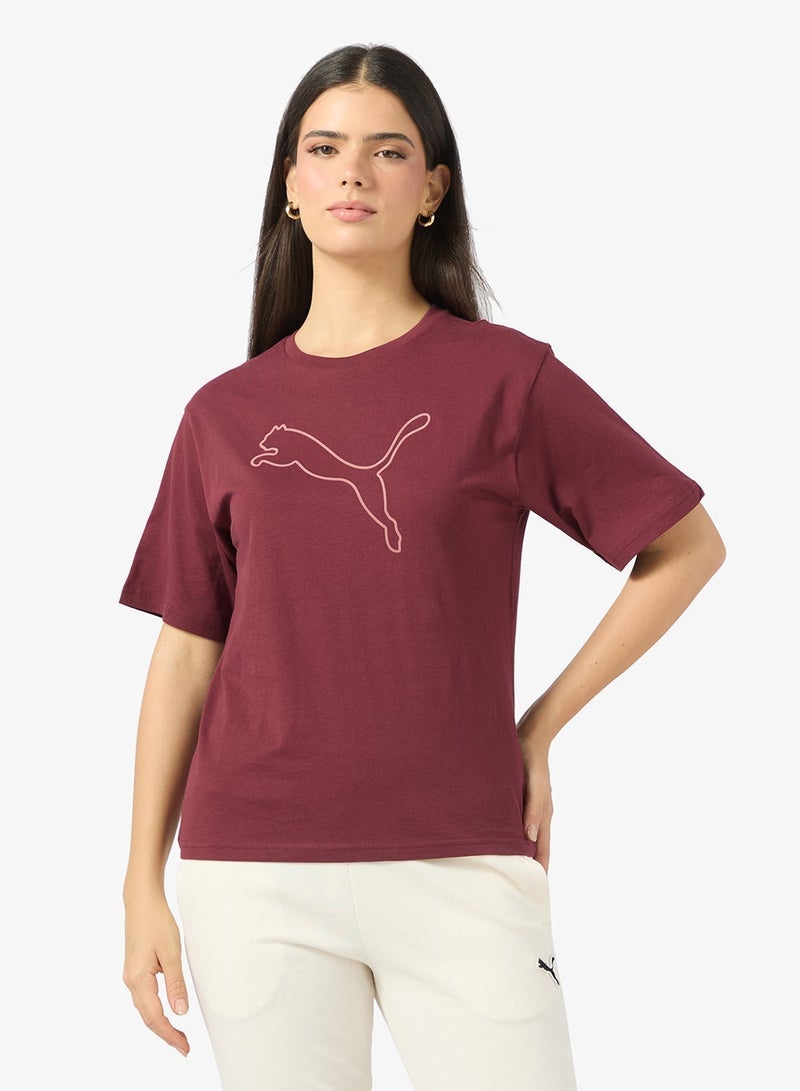 PUMA Her Relaxed Graphic T-Shirt - Image 1