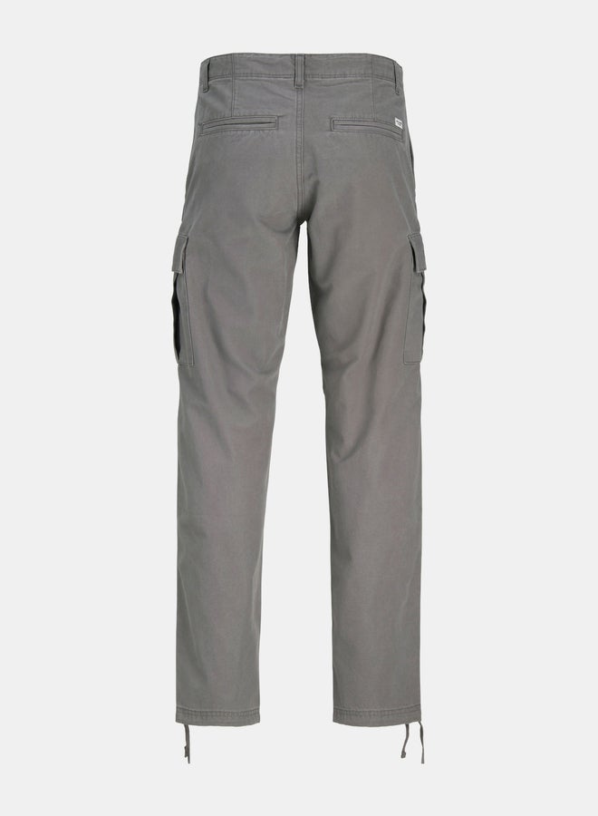 JACK & JONES Solid Relaxed Fit Cargo Pants - Image 2