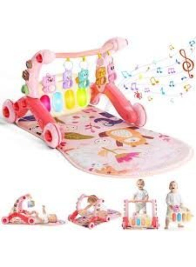 Baby Gym Play Mat Piano Cotton Mat Musical Light - Image 2