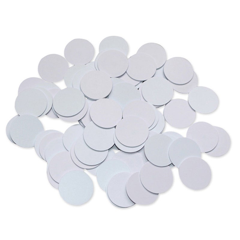 100PCS NFC 215 White Ntag215 Blank Cards NFC Round Coin Rewritable Cards for NFC Enabled Mobilephones Compatible With TagMo - Image 3