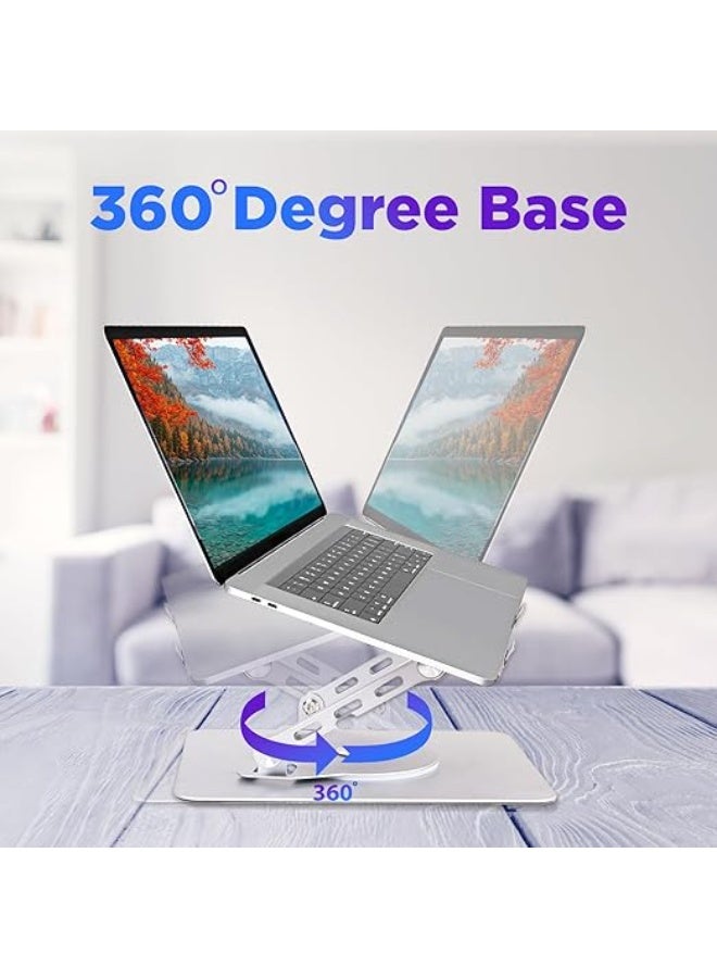 Laptop Stand V3.1 – Adjustable Height & Angle | Ergonomic Aluminum Stand | Foldable & Portable | Universal Laptop Riser for Desk Setup & Work-From-Home - Image 3