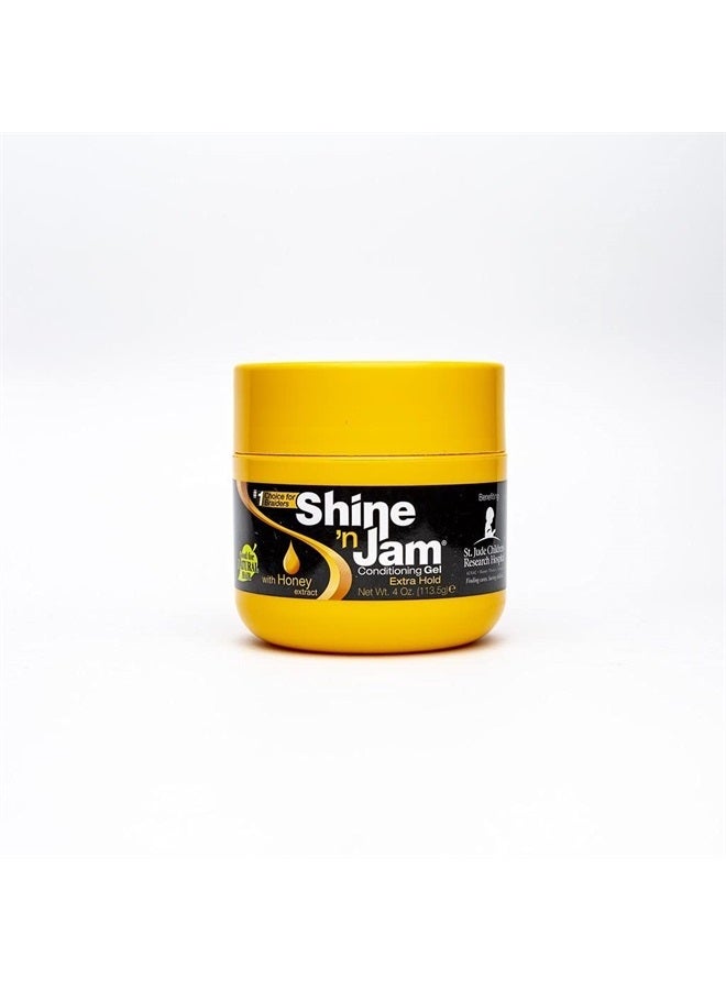 Shine 'n Jam Shine N Jam Conditioning Gel Extra Hold 4 Ounce (2 Pack) - Image 2
