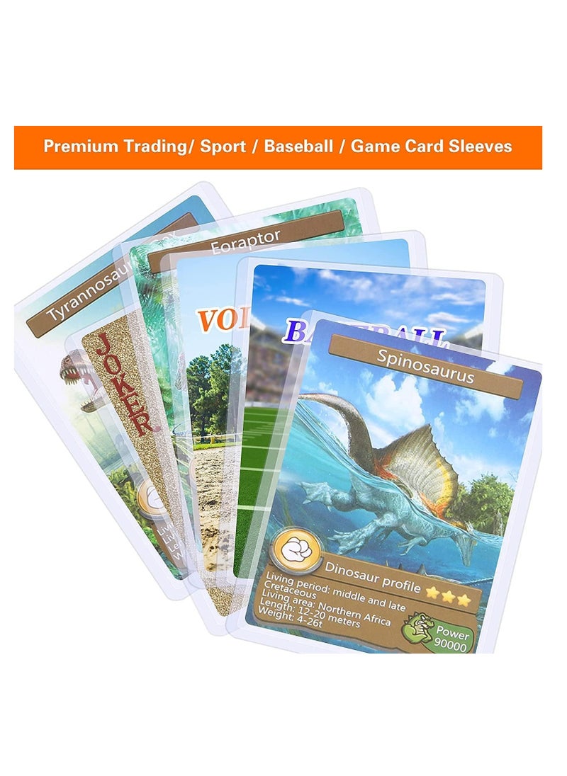 Fanski 100PCS Card Sleeves Hard Plastic for Baseball Protective Holder Trading Cards,Sports Cards 3 x 4 Inch Clear  - Image 5