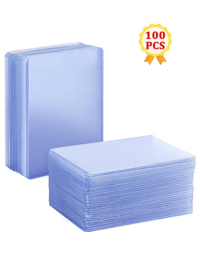 Fanski 100PCS Card Sleeves Hard Plastic for Baseball Protective Holder Trading Cards,Sports Cards 3 x 4 Inch Clear  - Image 1