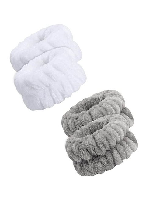 2 Pairs Wrist Spa Washband Wrist Washband Microfiber Wrist Towels for Washing Face