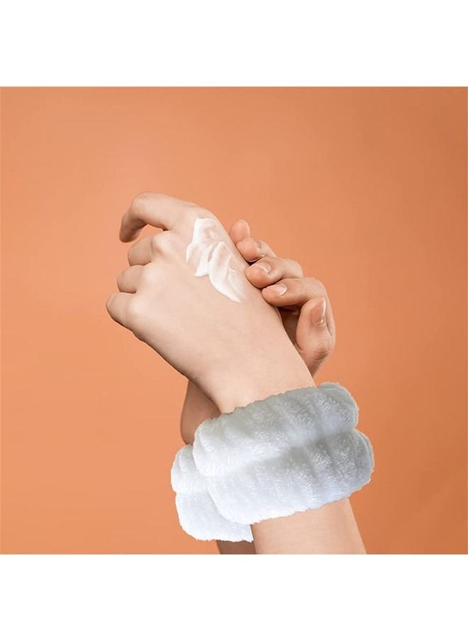 Generic - 2 Pairs Wrist Spa Washband Wrist Washband Microfiber Wrist Towels for Washing Face - Image 1