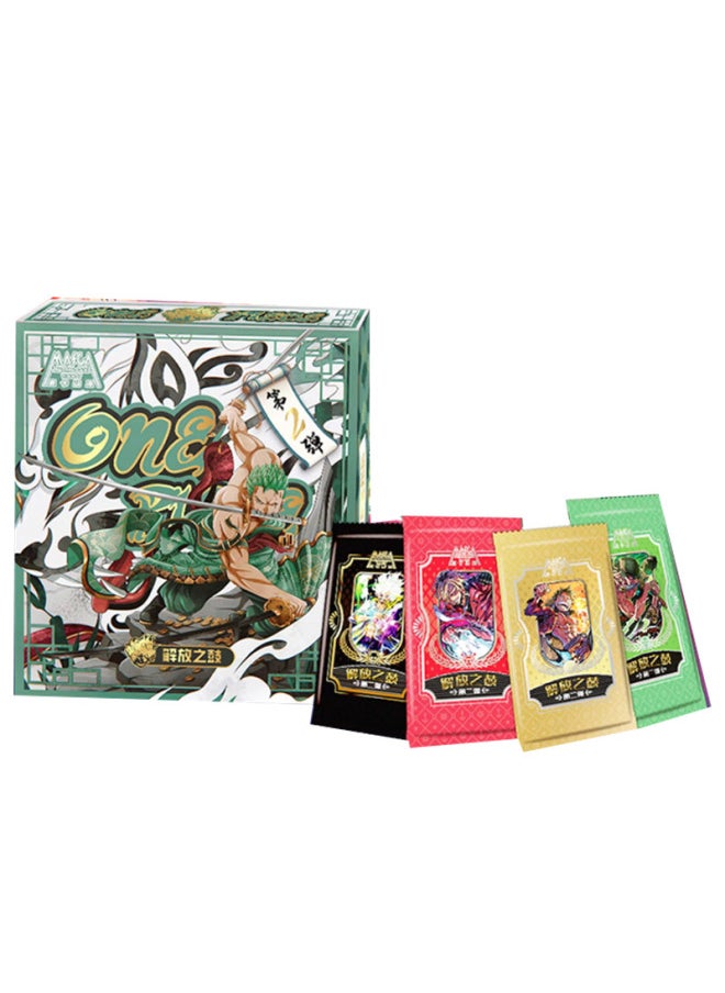 Bachaka One Piece Strong Attack Shocking Listed A Variety Of Fun Playing Cards Blind Box Unpacking Animation Peripherals-Color:Maca One Piece Liberation Drum 2 Bombs In A Box  - Image 1