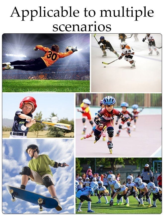 DUNISO Rugby Headguards, Children's Football Helmets, Head Protector, Goalkeeper Helmet, Adjustable Rugby Headguards, Football Helmet Anti Collision Soft Hats, Ski And Cycling Head Guards - Image 5