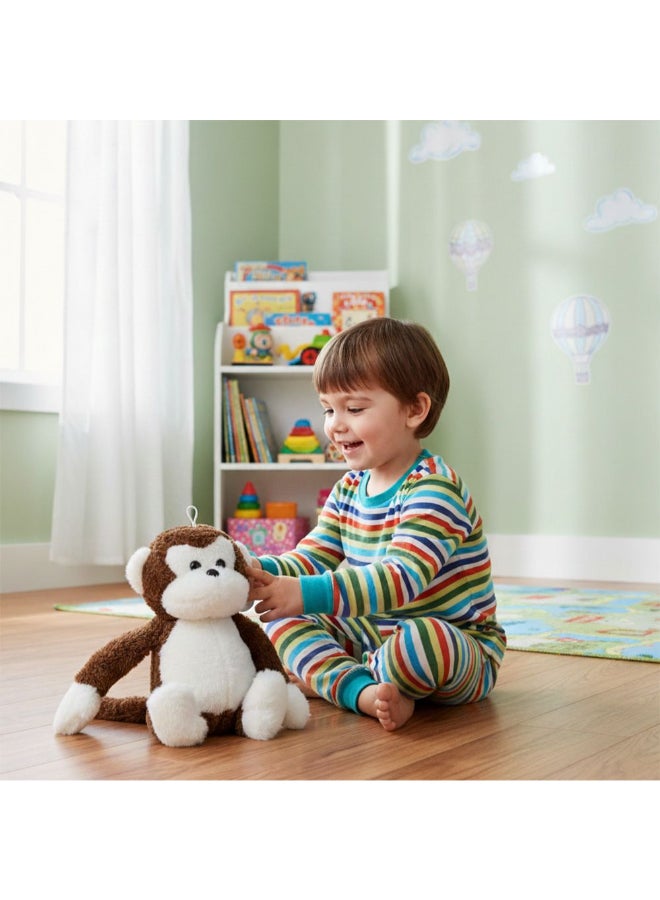 DANUBE HOME دمية قرد محشوة بلون بني داكن 25 سم – حيوان محشو مرح، قرد محشوة ناعمة، مثالية لغرفة الأطفال وهدايا - Image 2