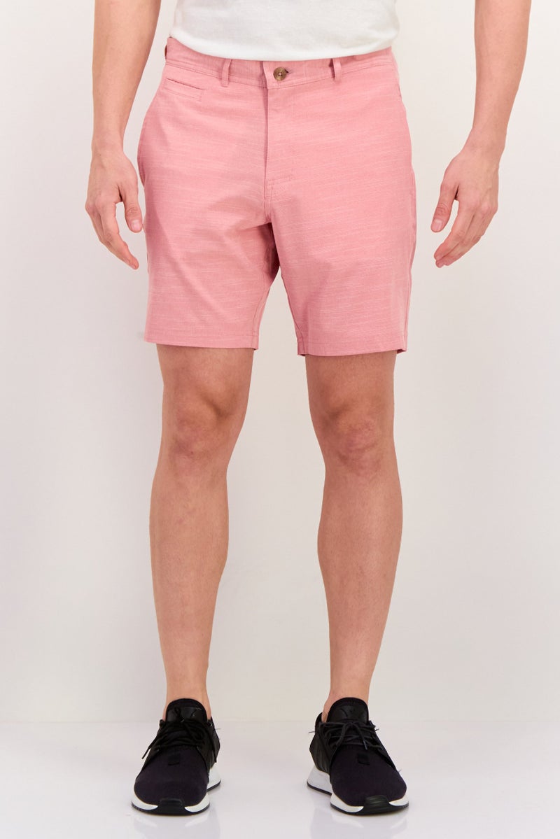 Tailorbyrd Men Performance Fit Outdoor Shorts, Heather Red - Image 1