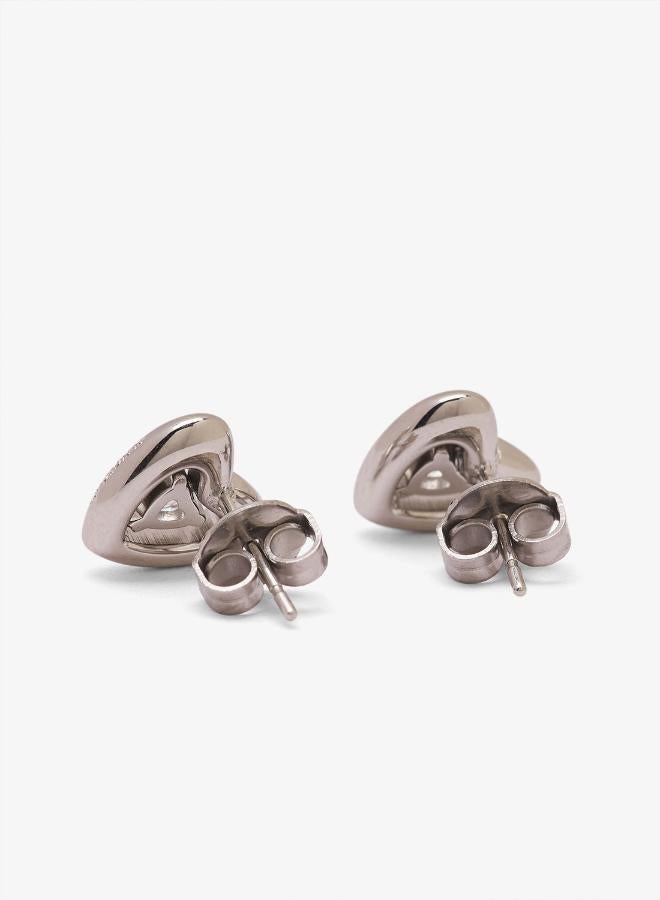 GUESS 10Mm Crystal Heart Studs - Image 2
