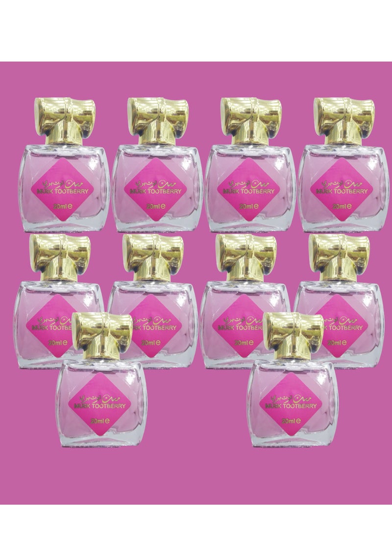 مسك 10 قطع عطر زيت مسك توتبيري 20 مل  - Image 1
