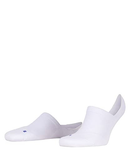 FALKE Unisex Cool Kick No Show Socks, Breathable, Cooling Effect, Polyester, Low Cut, Non Slip Heel Grip, Coolmax, White (White 2000), 6.5-8.5, 1 Pair - Image 1