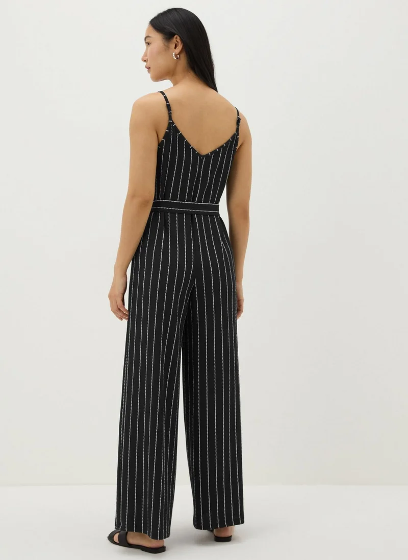 ماتلان Black Stripe Jumpsuit