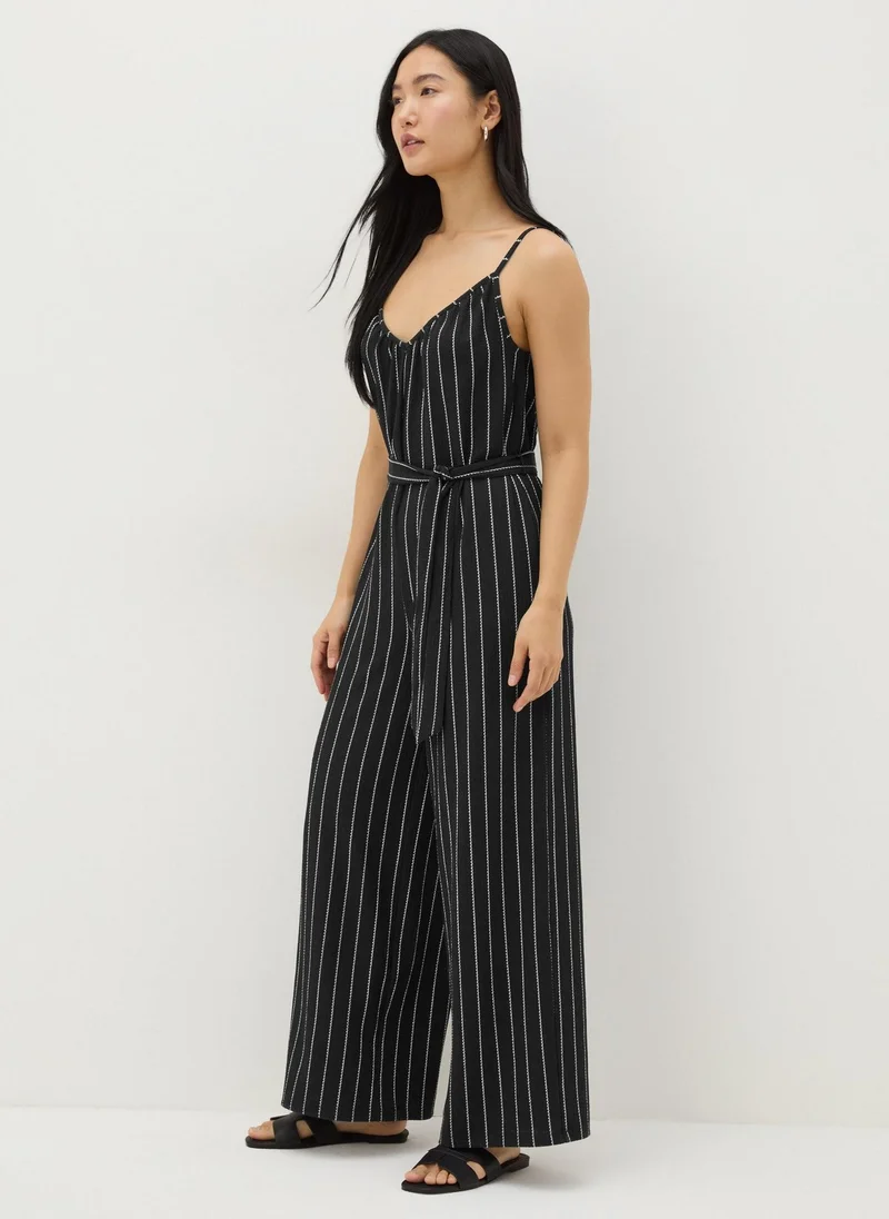 ماتلان Black Stripe Jumpsuit
