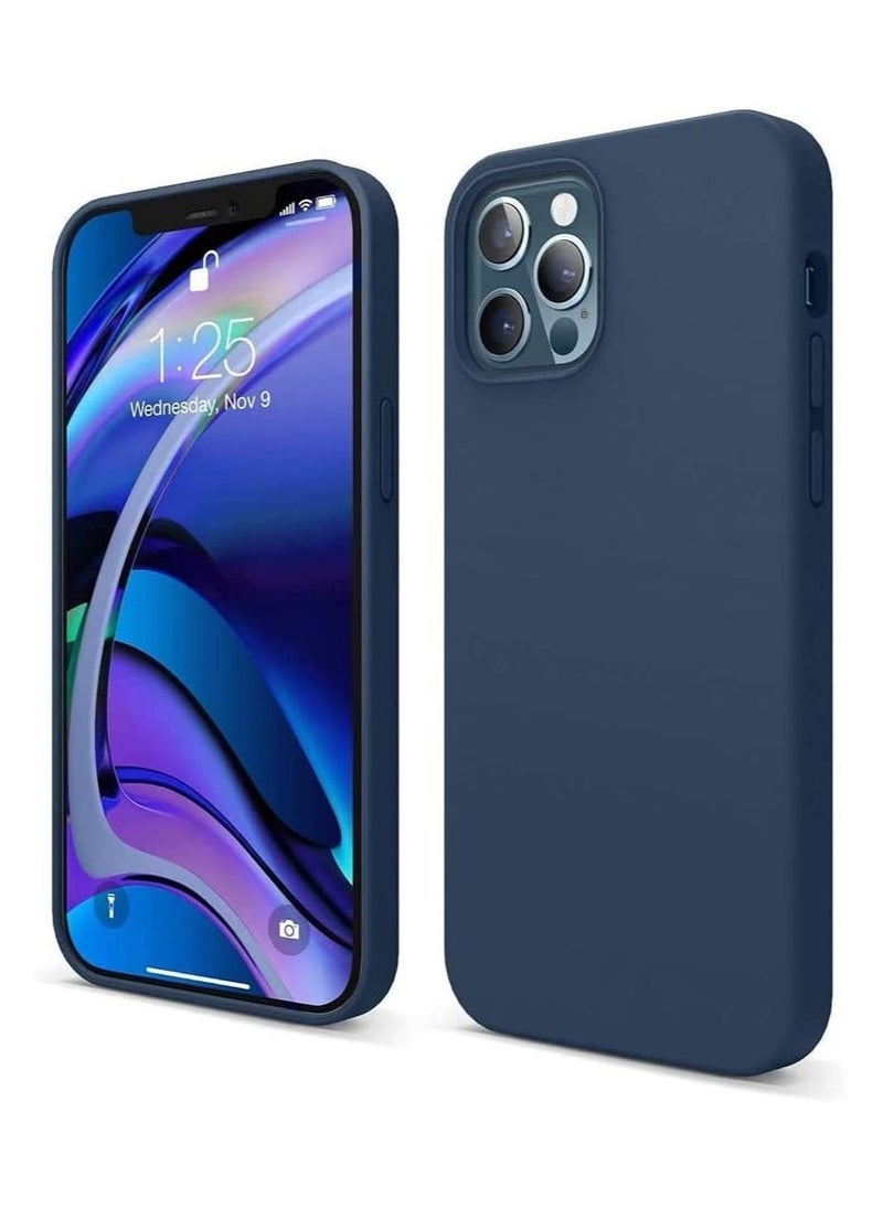 Protect PROTECT iPhone 12 Pro Max Phone Case, Biodegradable, Navy Blue, SIP12PMNB  - Image 1