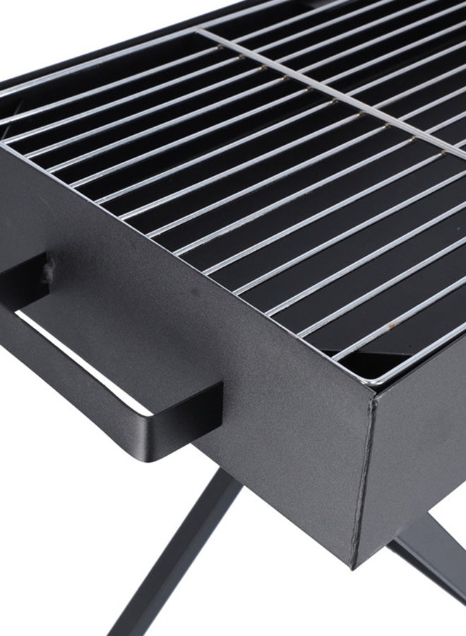 Loquat Barbecue Grill Stand with Blower, RF10354 - Foldable Barbecue Charcoal Grill, Folding Tabletop Kabab r Grill for Outdoor Camping, Durable Iron 30x80cm - Image 5