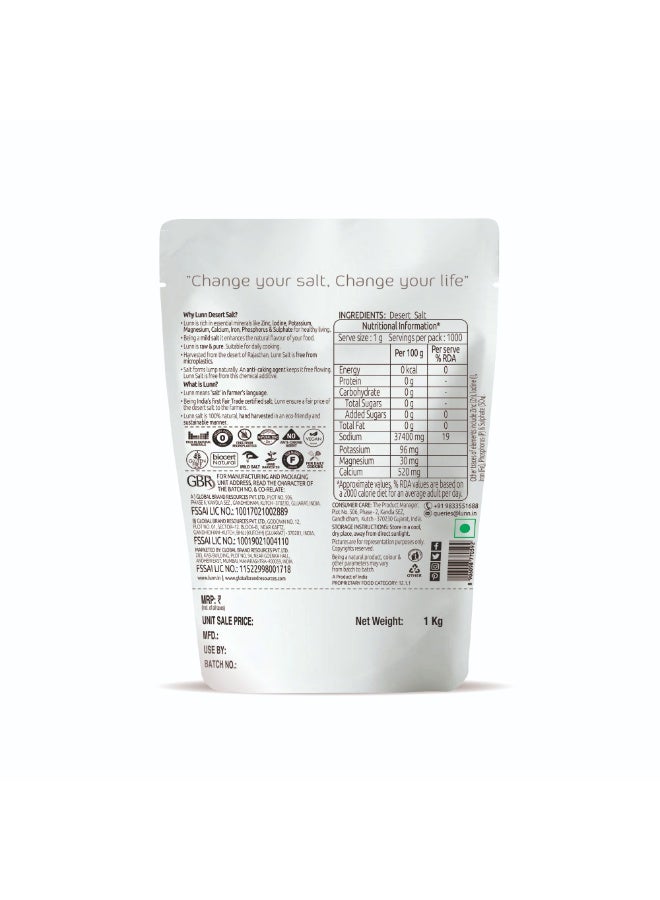 LUNN MINERAL RICH DESERT SALT 1 KG - Image 2