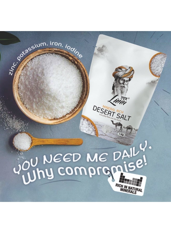 LUNN MINERAL RICH DESERT SALT 1 KG - Image 4