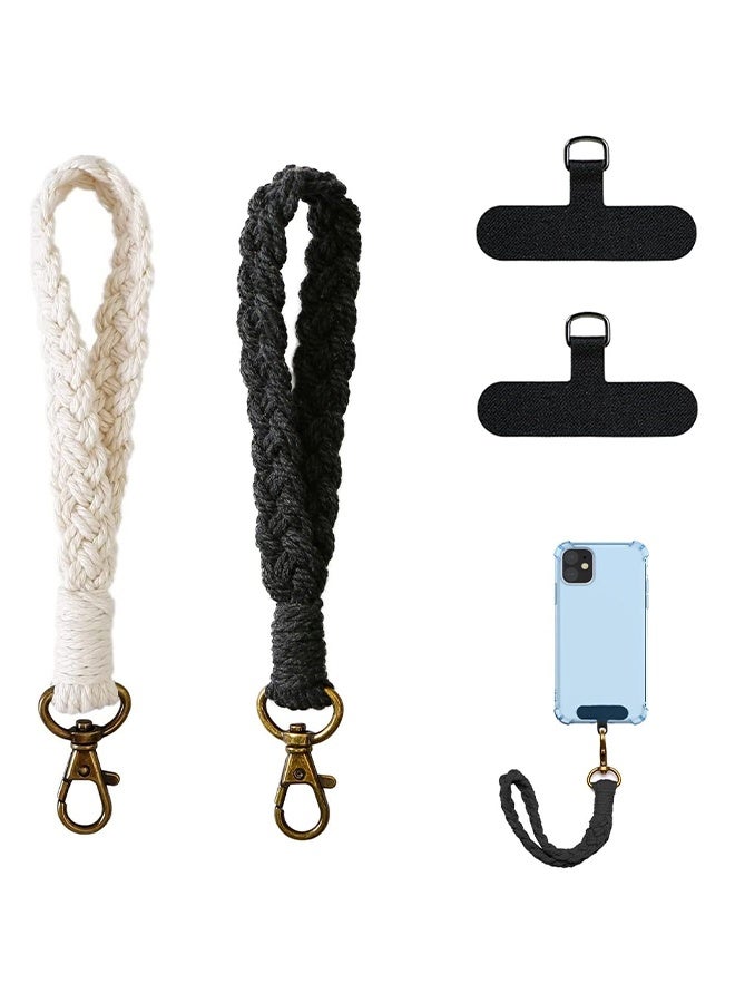 2 PCS Phone Wrist Strap Cell Phone Lanyard, Smartphone Wristlet Bracelet Keychain Anti Theft Phone Strap For Women Girls - Image 1