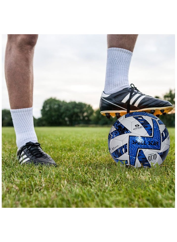 Spall Football Soccer Balls For Matches World Cup Best Indoor/Outdoor Water Proof Balls For Professional Training And Match Men And Women Youth Abd Adult - Image 2